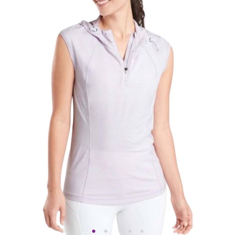 Athleta Purple Hoodie Tank
